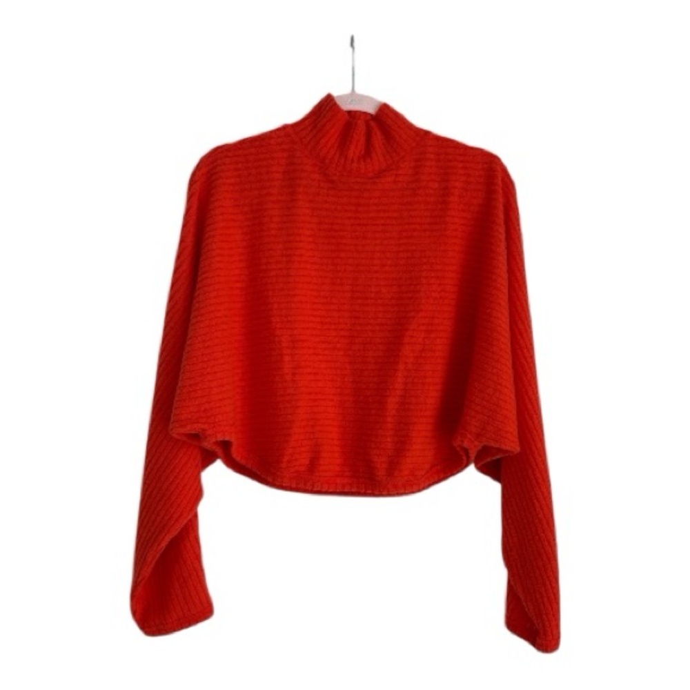 Pilcro Orange Turtleneck Sweater